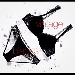 Vintage Black Lingerie